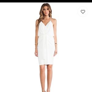 T-Bags Los Angeles Knot Dress in White